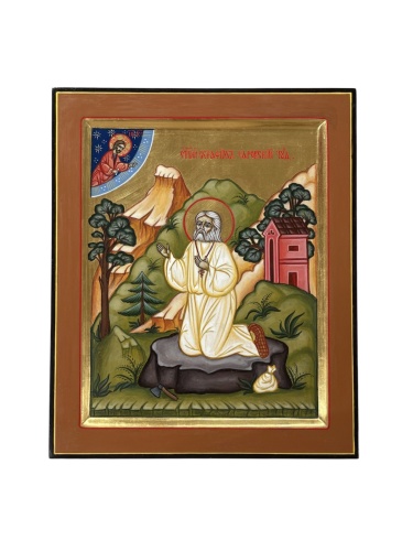 Серафим Саровский на камне