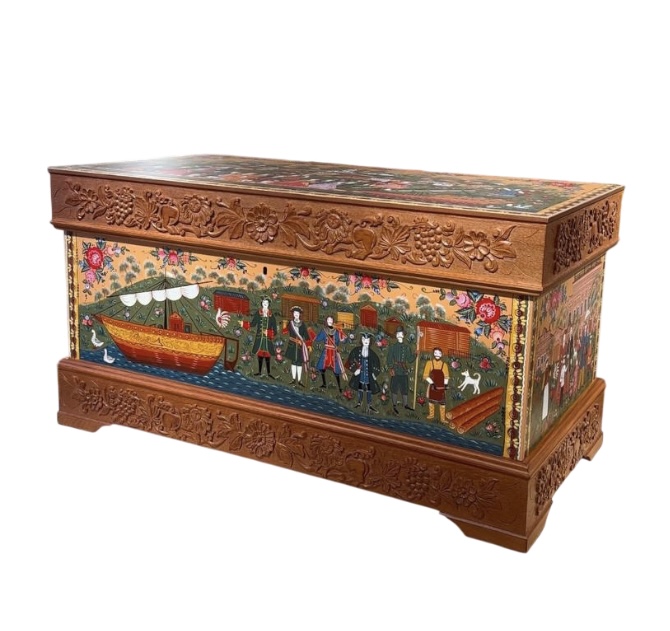 Сундук бльшой с резьбой 2