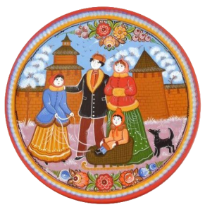 Панно д400 сюжетное, 2094А