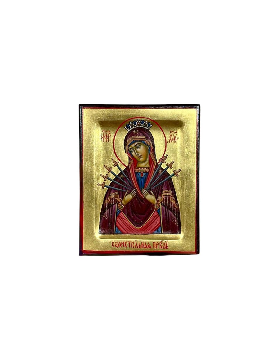 Семистрельная Богородица фрагмент