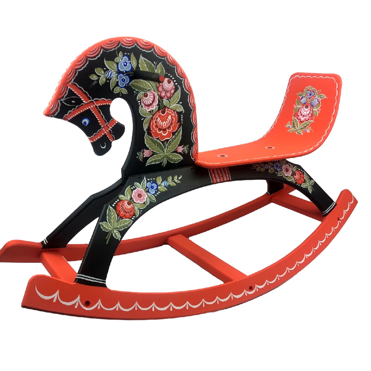 Конь-огонь черный