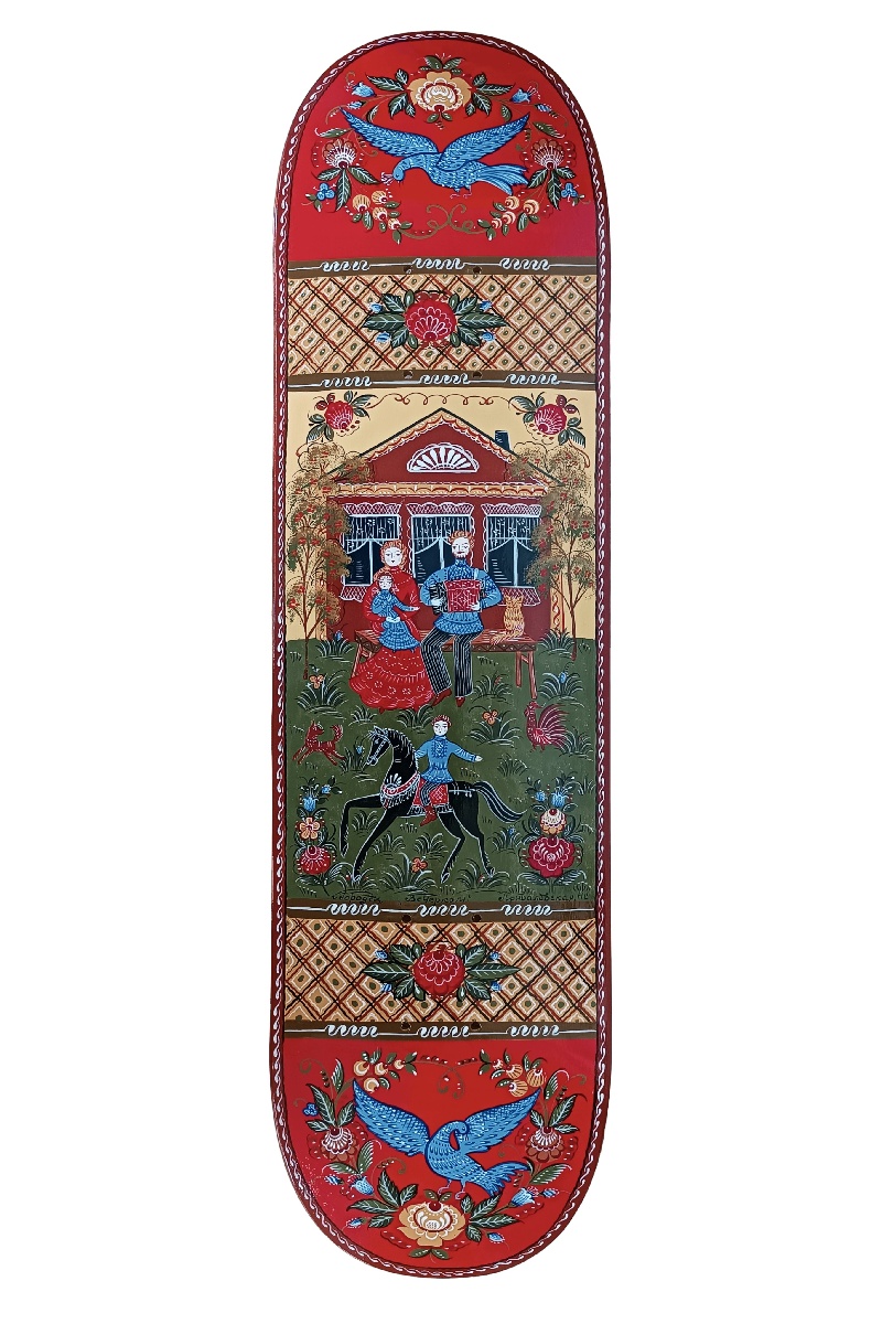 Панно-скейтборд