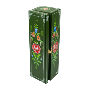 Бар для напитков "Подарок" с городецкой росписью,1725 Малахитовый 