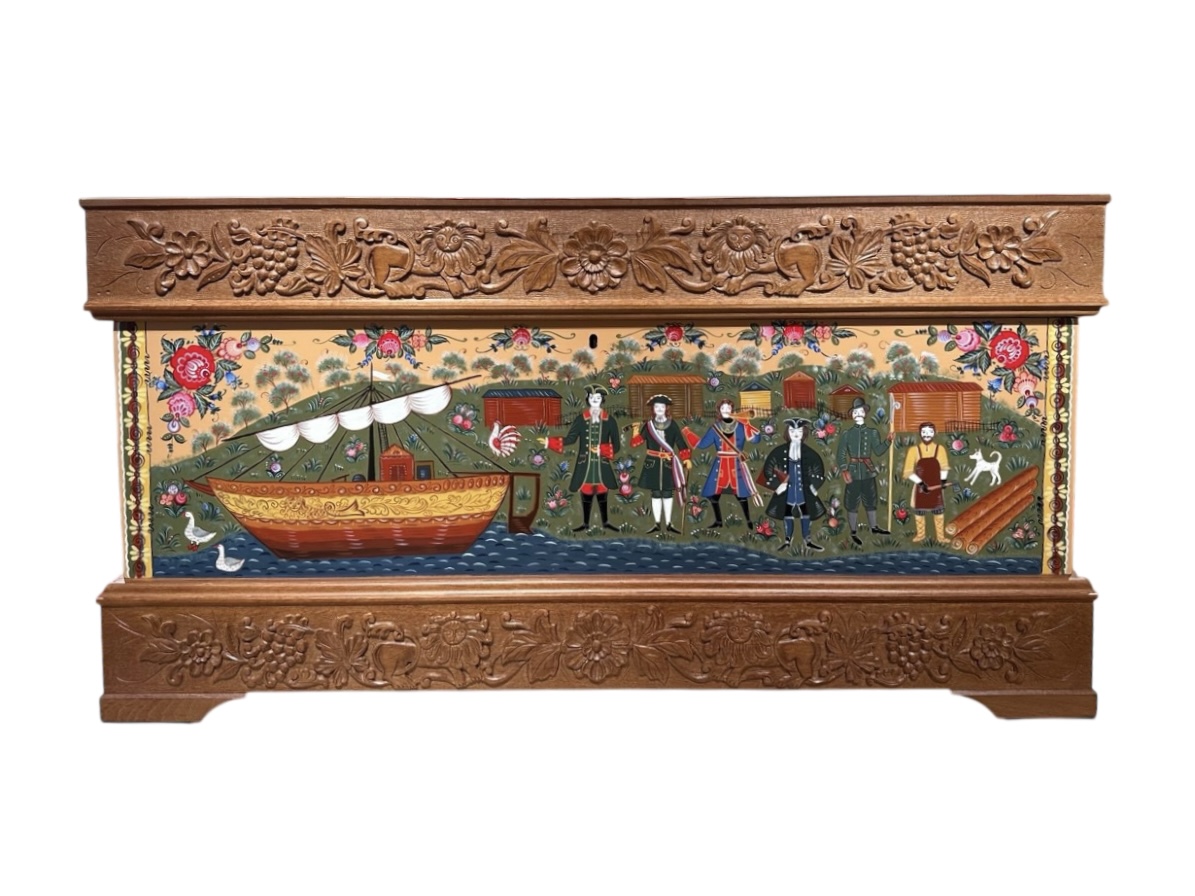 Сундук бльшой с резьбой 1