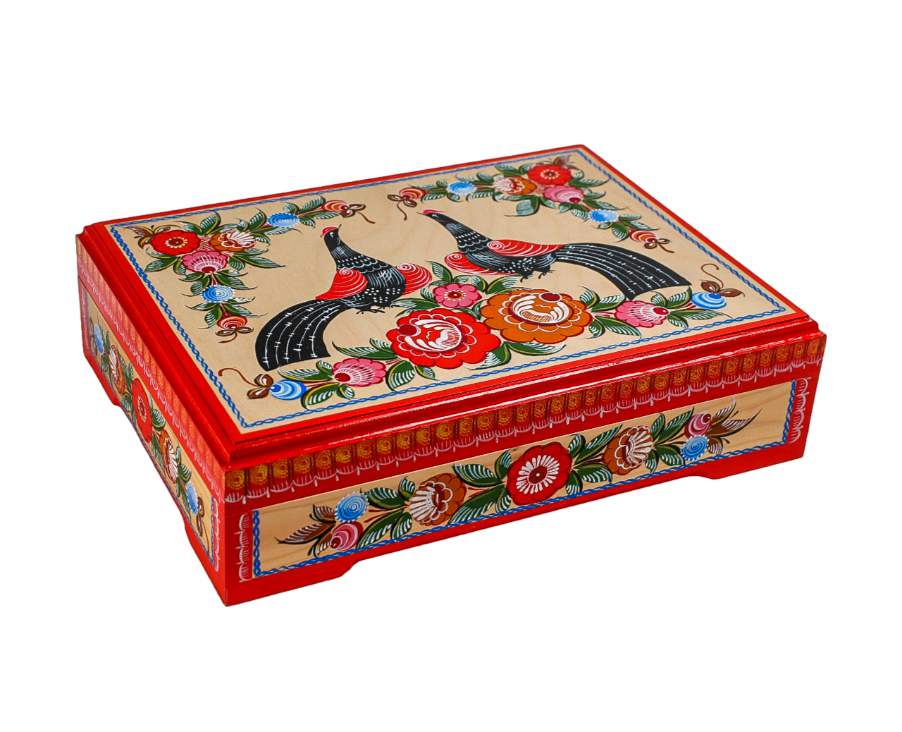 Шкатулка для документов цветочная С11-1583